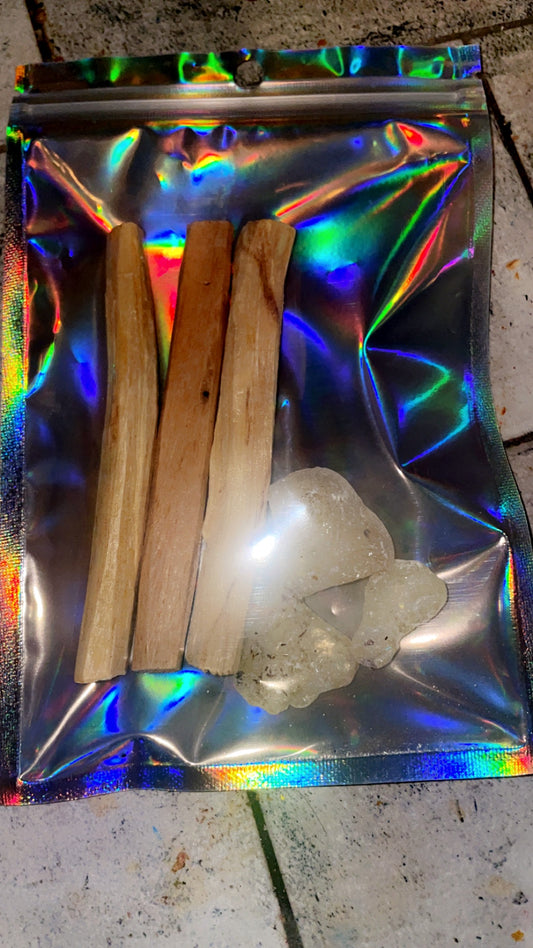 Palo santo and white copal “damar gum”