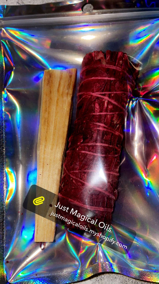 Palo santo and dragons blood sage bundle