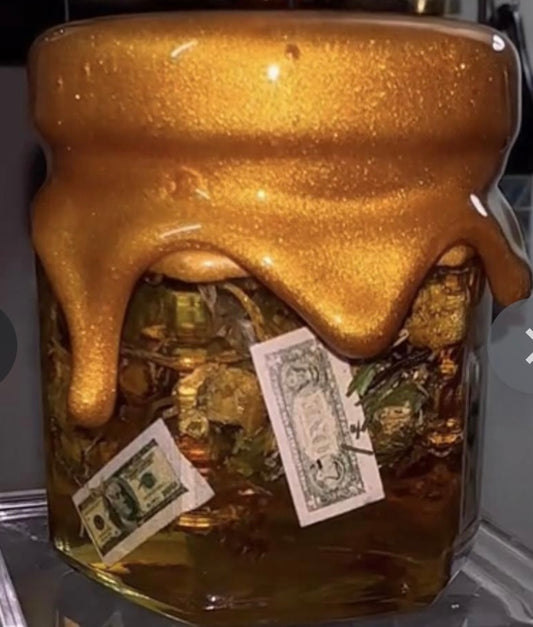 Money spell jar