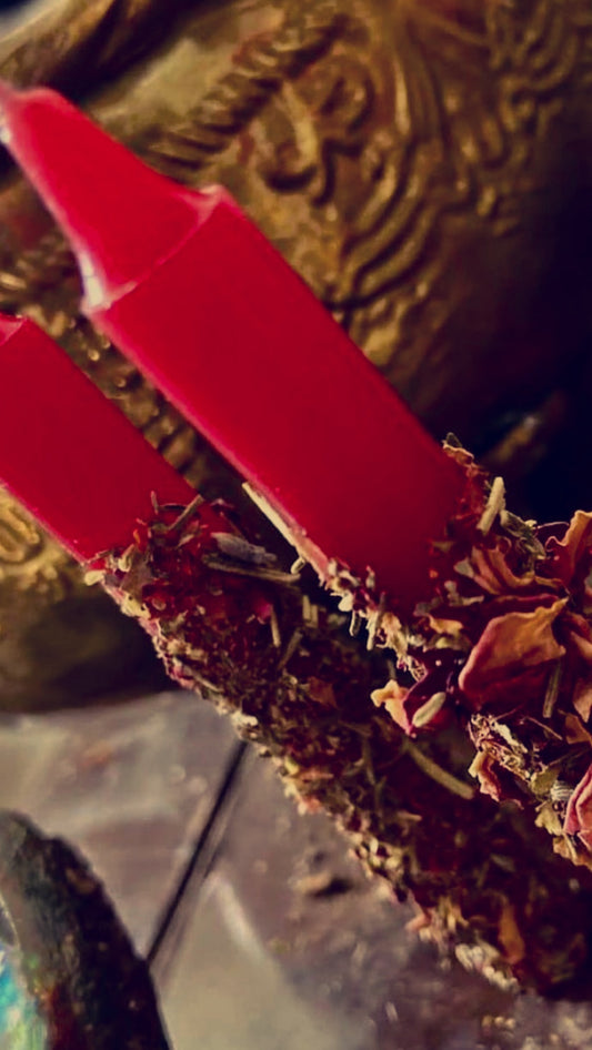deadly attraction dressed chime candles