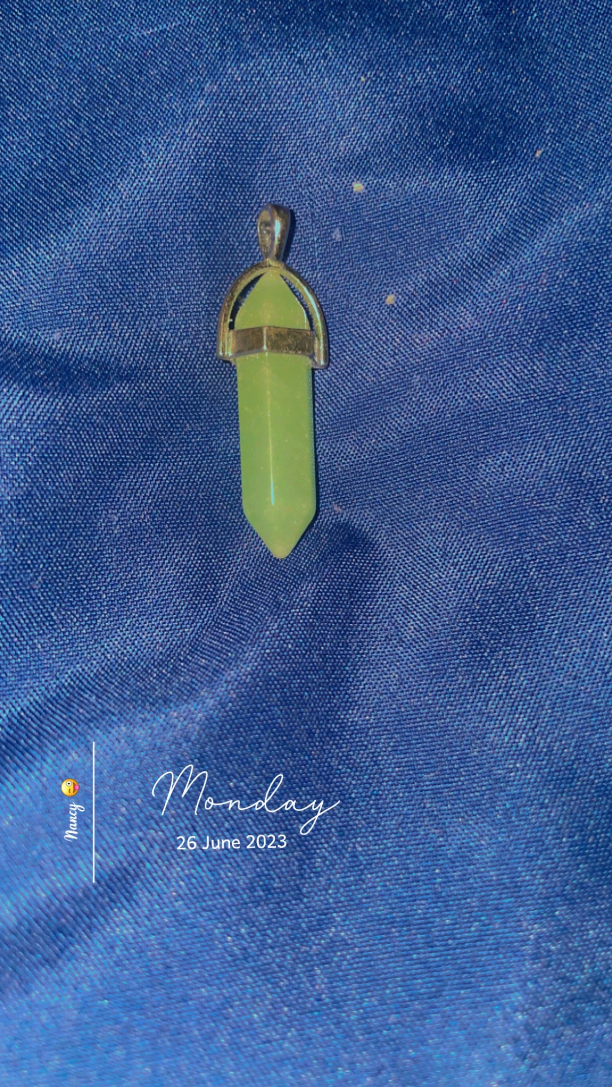 Green Aventurine Crystal necklace