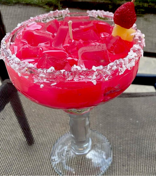 Margarita Glass love candle